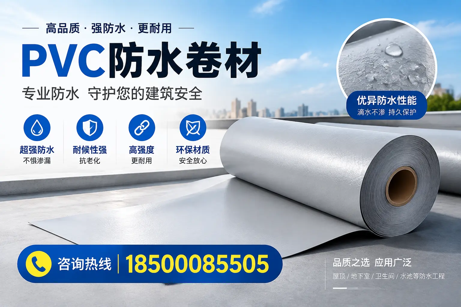 保定地区pvc防水卷材的市场现状与发展趋势