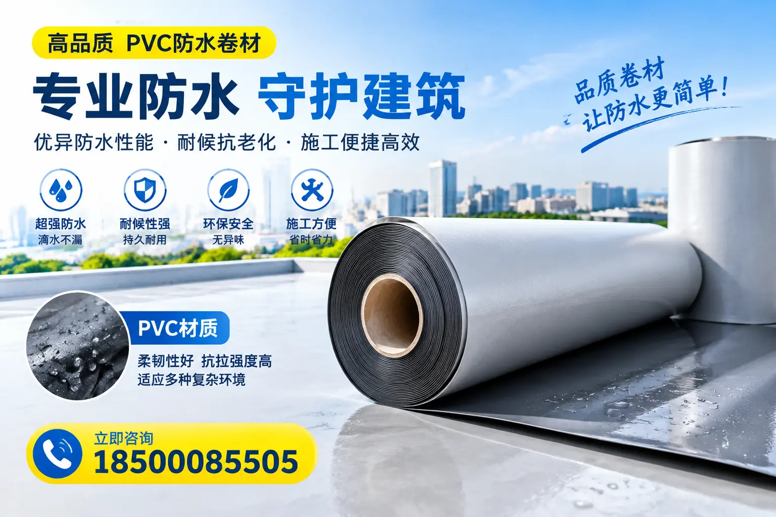 PVC防水卷材的安全性分析，保定居民需了解的知识